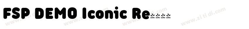 FSP DEMO Iconic Re字体转换 FSP DEMO Iconic Re字体转换